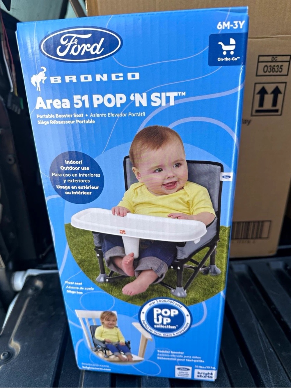Area 51 Pop 'N Sit Portable Booster Seat